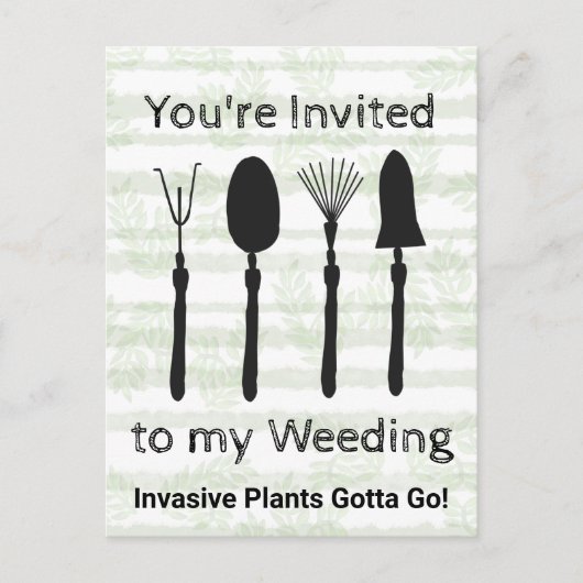 Wildblume Woche Einladung Postkarte (Vorderseite)