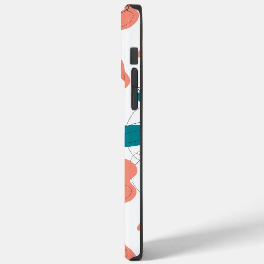 Wildblume Wonderland | Stilisierte Blume Case-Mate iPhone Hülle (Rückseite / Links)