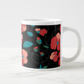 Wildblume Wonderland | Stilisierte Blume Jumbo-Tasse (Rechts)