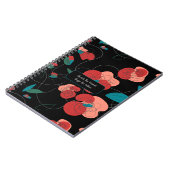 Wildblume Wonderland | Stilisierte Blume Notizblock (Linke Seite)