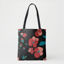 Wildblume Wonderland | Stilisierte Blume Tasche