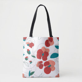 Wildblume Wonderland | Stilisierte Blume Tasche