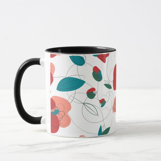 Wildblume Wonderland | Stilisierte Blume Tasse (Links)