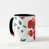 Wildblume Wonderland | Stilisierte Blume Tasse (Vorderseite Links)