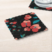 Wildblume Wonderland | Stilisierte Blume Untersetzer (angewinkelt)