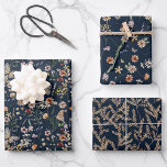 Wildblume Wrapping Paper Geschenkpapier Set<br><div class="desc">Dieses stilvolle und elegante Navy Blue Boho Floral Wrapping Paper verfügt über wunderschöne handbemalte Aquarellfarben-Wildblumen,  die in einem hübschen Bouquet angeordnet sind,  das sich ideal für den Frühling,  den Sommer oder Hochzeiten im Herbst eignet. Finden Sie passende Artikel in der Navy Blue Boho Wildblume Collection.</div>