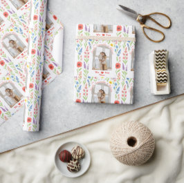 Wildblume Wrapping Paper - "We Liebe You Mama" Geschenkpapier