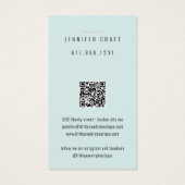 Wildblume Wreath Earring Juwelier Display Card (Rückseite)