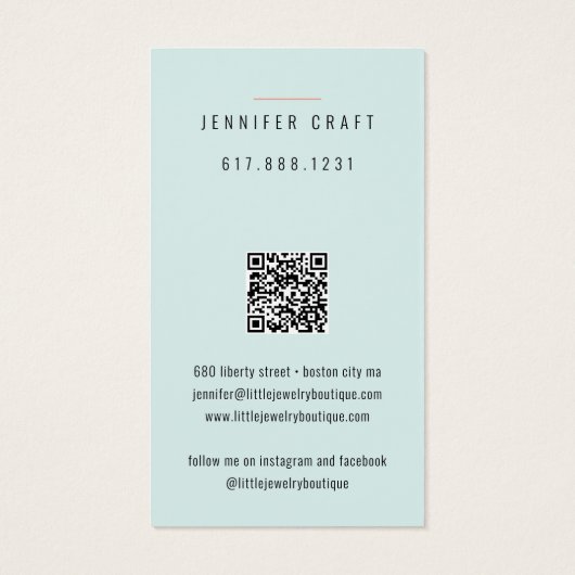 Wildblume Wreath Earring Juwelier Display Card (Rückseite)