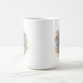 Wildblume Wreath Floral Kaffeetasse (Mittel)