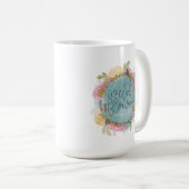 Wildblume Wreath Floral Kaffeetasse (VorderseiteRechts)