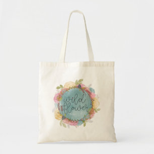 Wildblume Wreath Floral Tragetasche