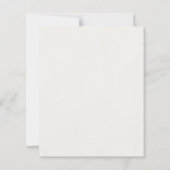 Wildblume Wreath Floral Wedding Save the Date (Rückseite)