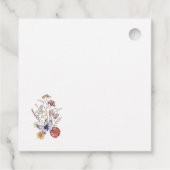 Wildblume wünscht sich eine Kinderdusche im Blut Geschenkanhänger (Rückseite)