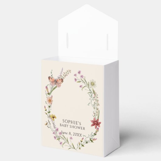 Wildblume wünscht sich eine Kinderdusche im Blut Geschenkschachtel (Geöffnet)