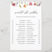 Wildblume würde sie eher Brautparty spielen (Vorderseite)