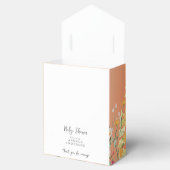 Wildblume Yellow & Pink Babydusche Vielen Dank Geschenkschachtel (Geöffnet)