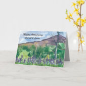 Wildblume zum glücklichen Jubiläum - Meadow Person Karte (Gelbe Blume)