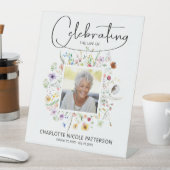 Wildblume zum Leben des Fotos Gedenkfeier Sockelschild (In Situ)