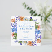 Wildblume zum Muttertag Einladung (Stehend Vorderseite)