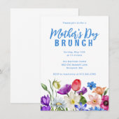 Wildblume zum Muttertag Einladung (Vorne/Hinten)