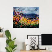 Wildblumen45 Poster (Heimbüro)