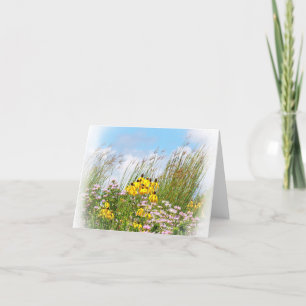 Wildblumen 11 notecard dankeskarte