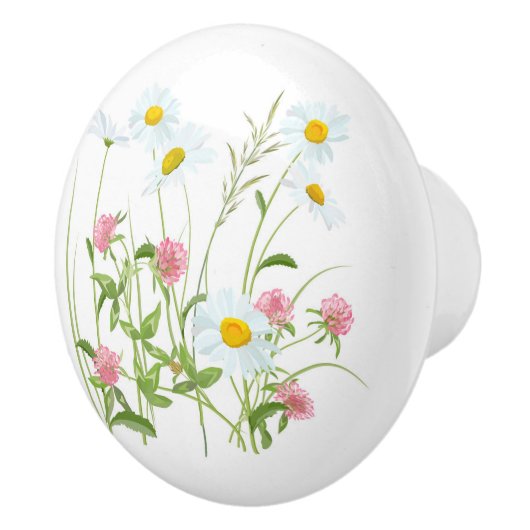 WILDBLUMEN 3 KERAMIKKNAUF (Rechts)