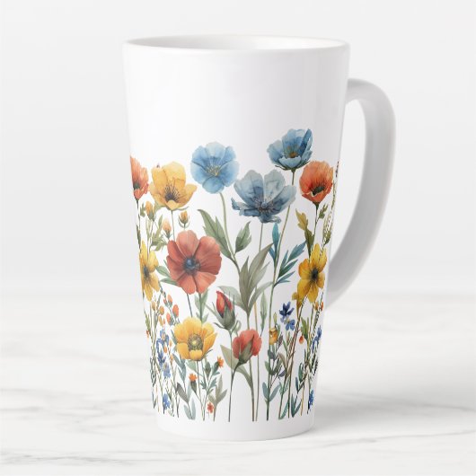Wildblumen-67548 Milchtasse (Rechte Ecke)