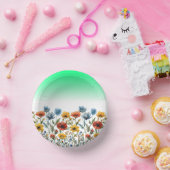 Wildblumen-67548 Pappteller (Party)