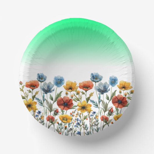 Wildblumen-67548 Pappteller (Vorderseite)