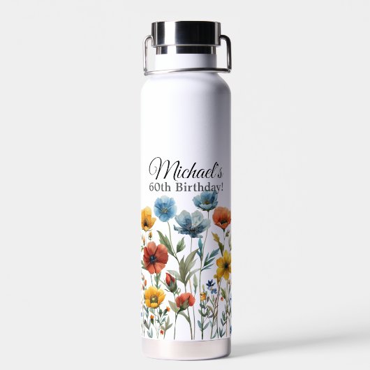 Wildblumen-67548 Trinkflasche (Rückseite)