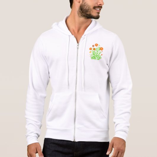 Wildblumen-79156 Hoodie (Vorderseite)
