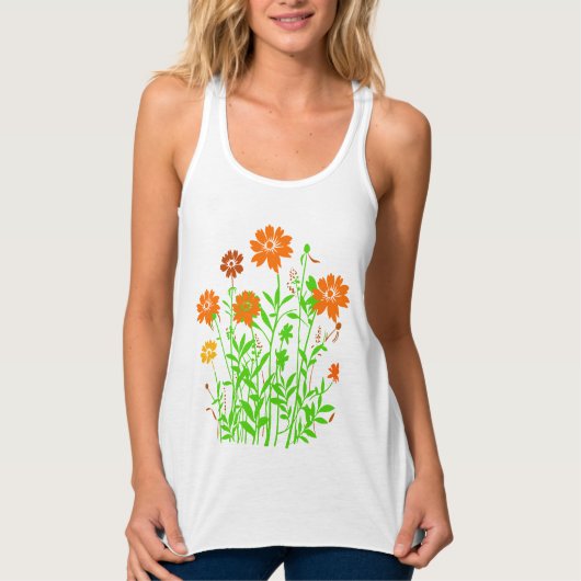 Wildblumen-79156 Tank Top (Vorderseite)