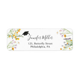 Wildblumen Abschluss Rücksendeadresse