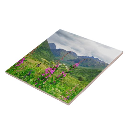 Wildblumen Alaskan Valley Fliese (Seite)