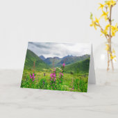 Wildblumen Alaskan Valley Karte (Gelbe Blume)