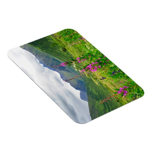 Wildblumen Alaskan Valley Magnet (Rechte Seite)