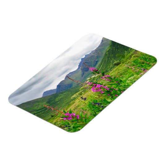 Wildblumen Alaskan Valley Magnet (Linke Seite)