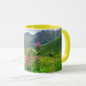 Wildblumen Alaskan Valley Tasse (VorderseiteRechts)