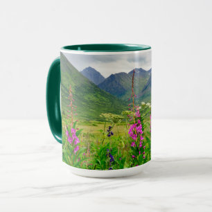 Wildblumen Alaskan Valley Tasse