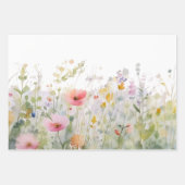 Wildblumen an den Blumengrenzen Geschenkpapier Set (Vorderseite 3)