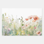 Wildblumen an den Blumengrenzen Geschenkpapier Set (Vorderseite 2)