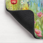 Wildblumen an einem See Mousepad (Ecke)