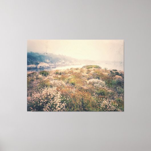 Wildblumen an Küsten Leinwanddruck (Vorderseite)
