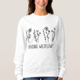Wildblumen anheben, Blume lieben Sweatshirt