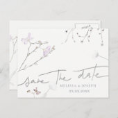 Wildblumen | ANKÜNDIGUNG DATUM FREIHALTEN (Vorne/Hinten)