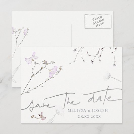 Wildblumen | ANKÜNDIGUNG DATUM FREIHALTEN (Vorne/Hinten)