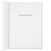 Wildblumen Anpassbare Textgrüßkarte (Innen (Rechts))