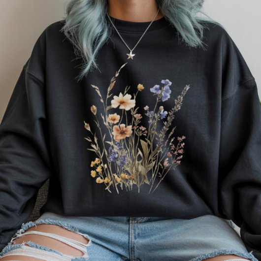 Wildblumen Aquädukt Landschaftsgarten Sweatshirt